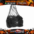 Tela Araña 20g Negro Pack 12 Halloween