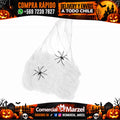 Tela Araña 20g Blanca Pack 12 Halloween