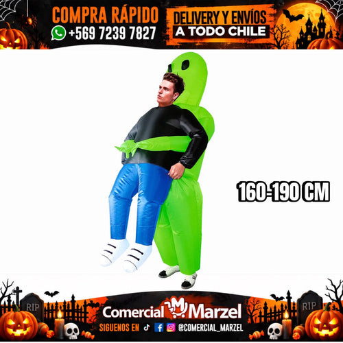 Disfraz Alíen Inflable Halloween
