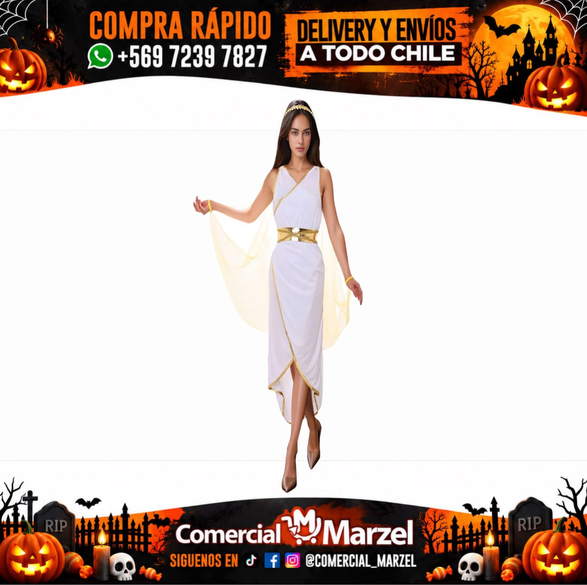 Disfraz Griega Adulto Halloween