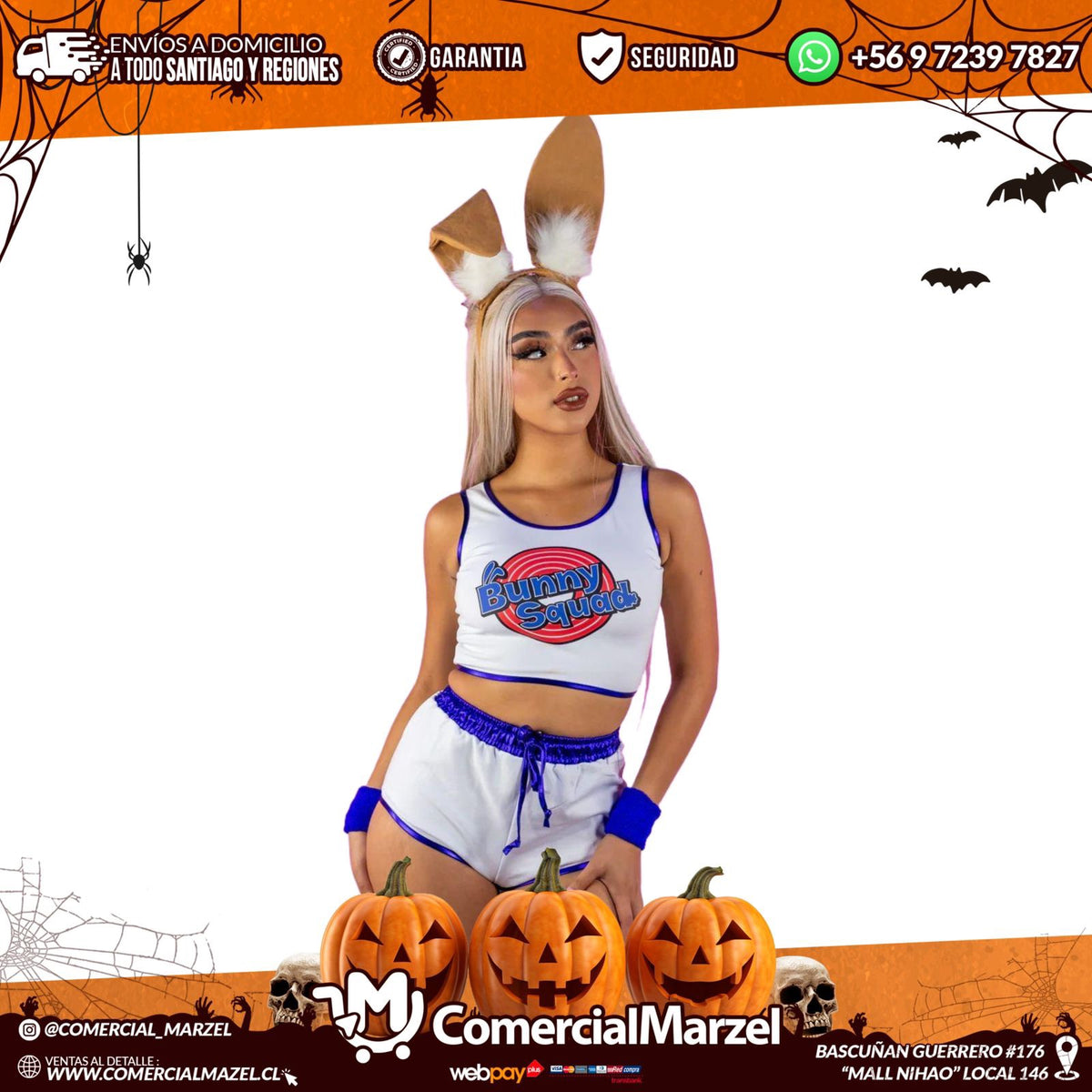 Disfraz Conejita Deportista Adulto Halloween