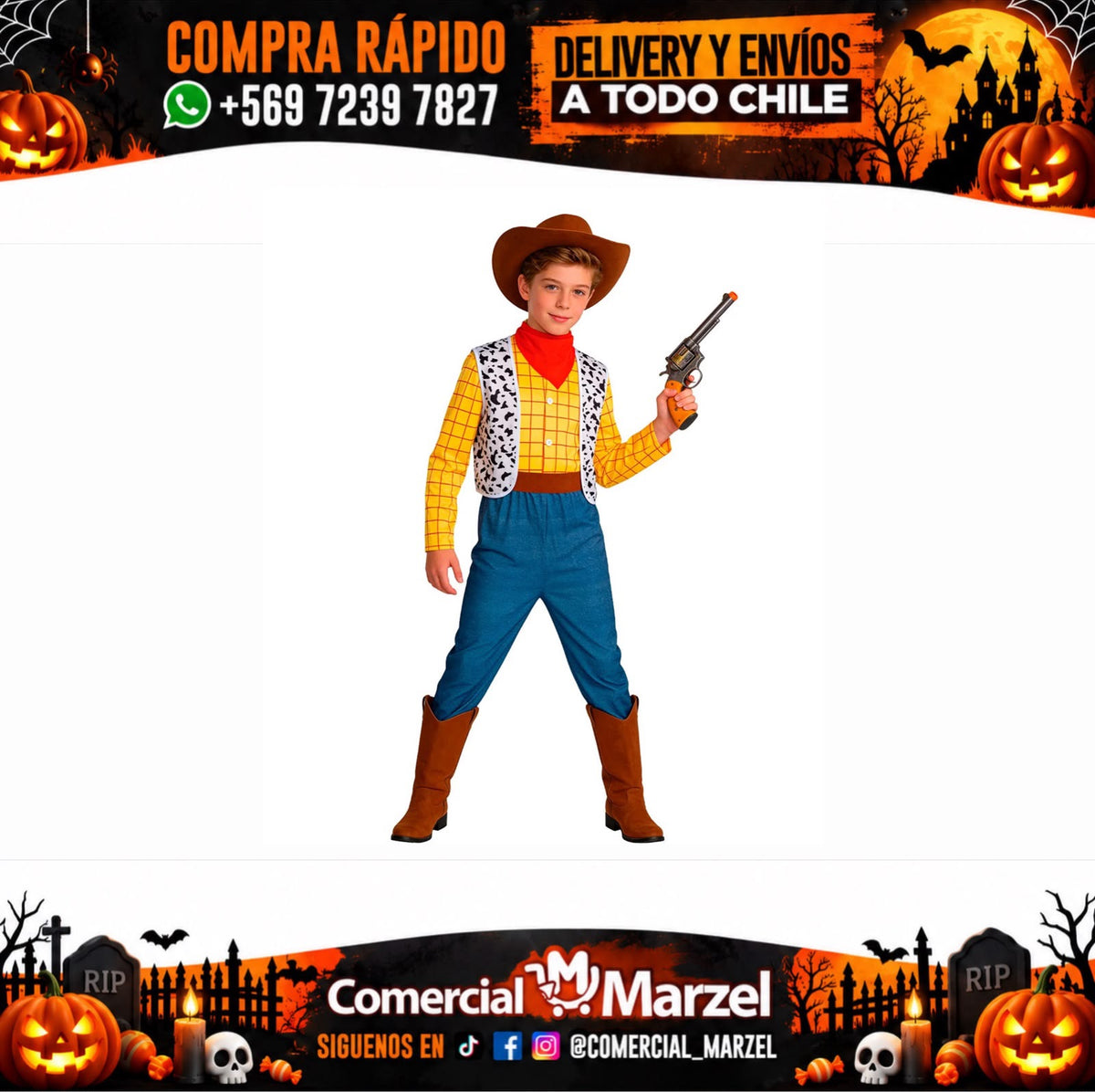 Disfraz Vaquero Niños Halloween