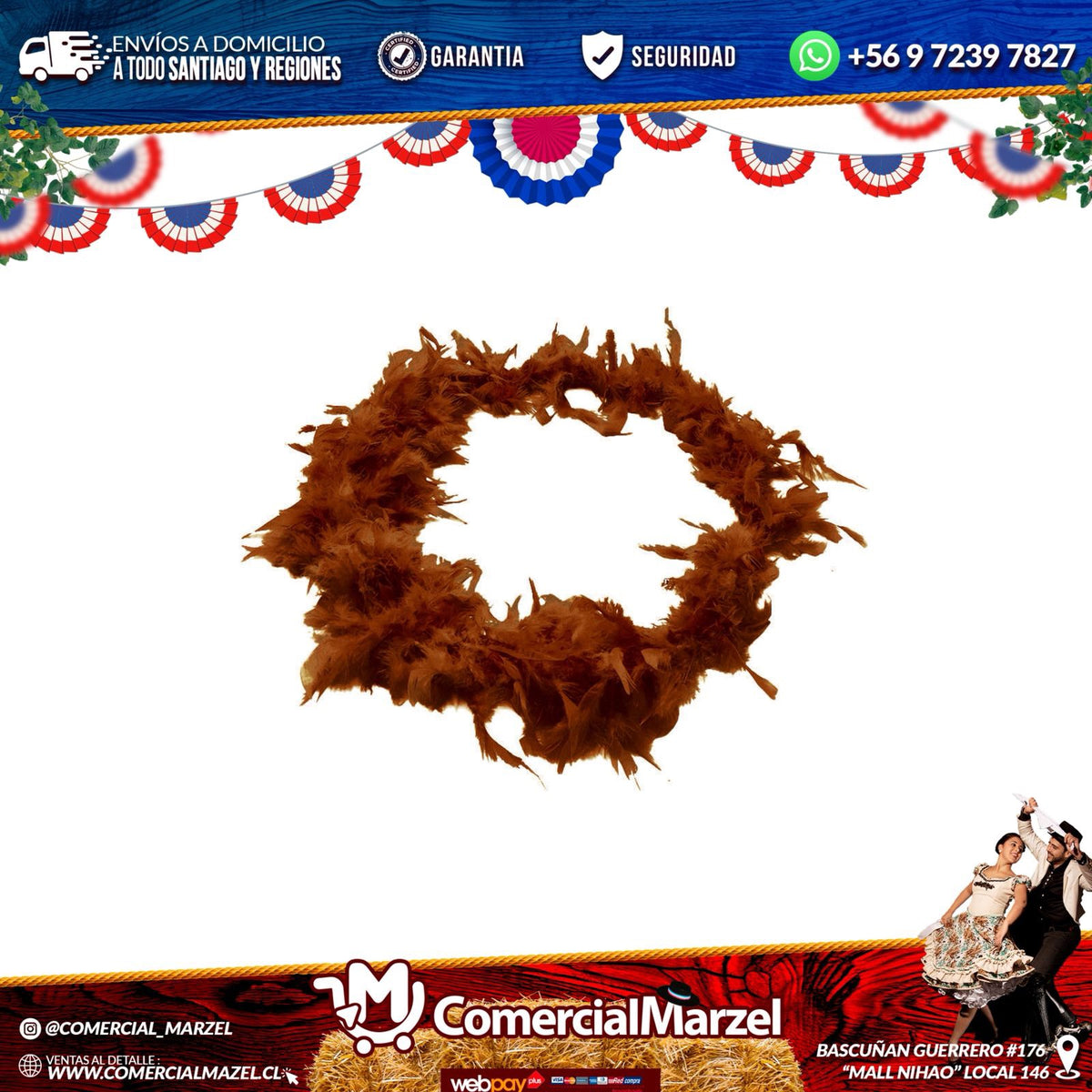 Boas 36gr 1.8mts Cafe Halloween