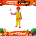 Disfraz Payaso Hamburguesa Niños Halloween
