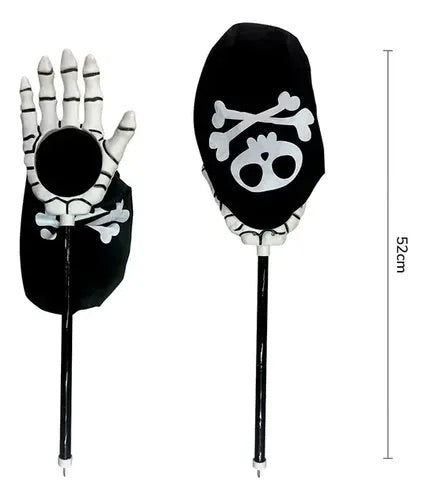 Kit Decoración Mano Calavera Dulce Halloween