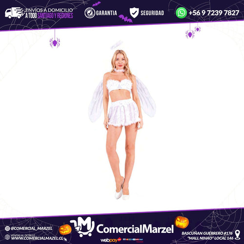 Pack Ángel Adulta + Alas + Cintillo