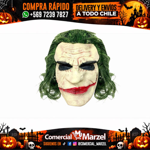 Máscara De Payaso Villano Látex Halloween