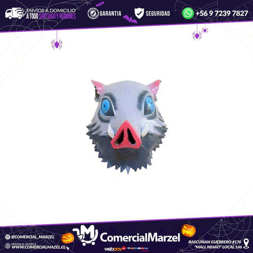 Máscara Cazador De Demonios Látex Halloween