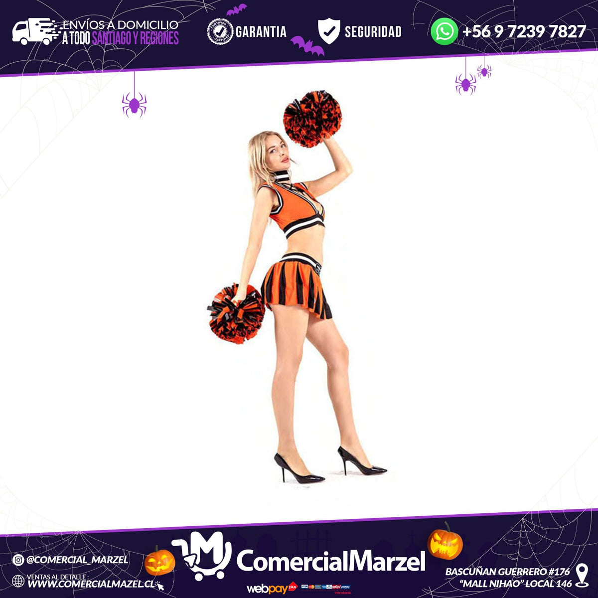 Disfraz Porrista Adulto Halloween