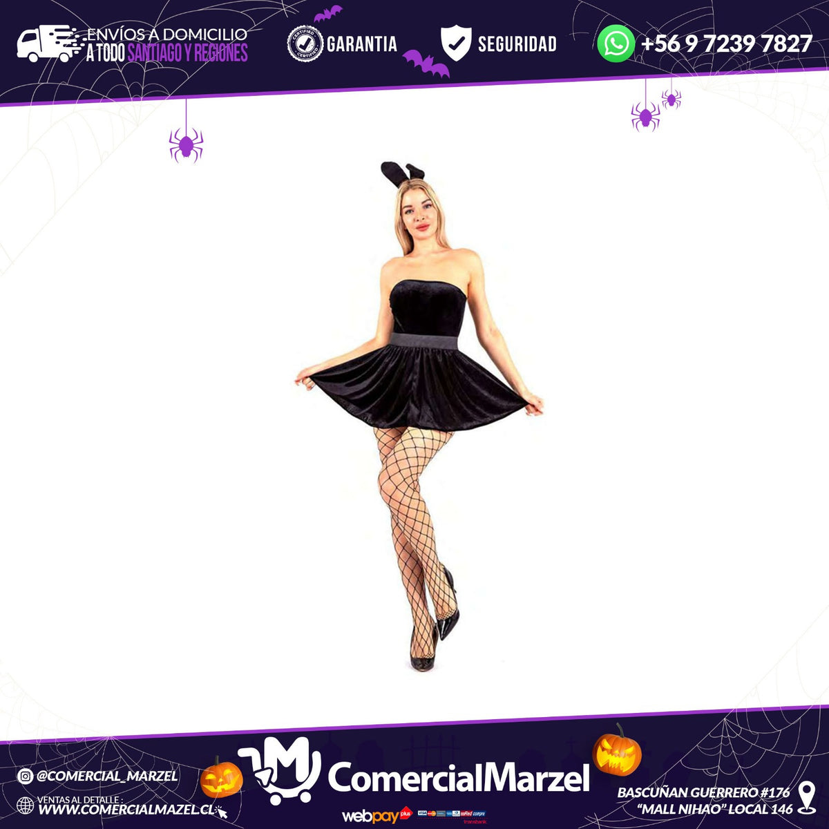 Disfraz Conejita Adulto Para Halloween
