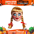 Máscara Muñeca Poseída Látex Halloween