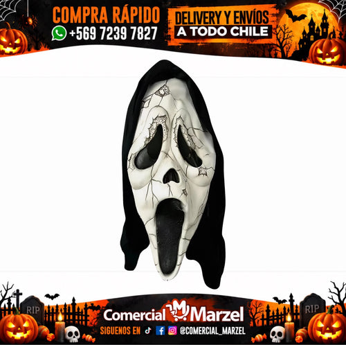 Fantasma Asesino Látex Halloween