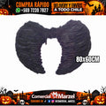 Alas 80x60cm Plumas Negras Halloween