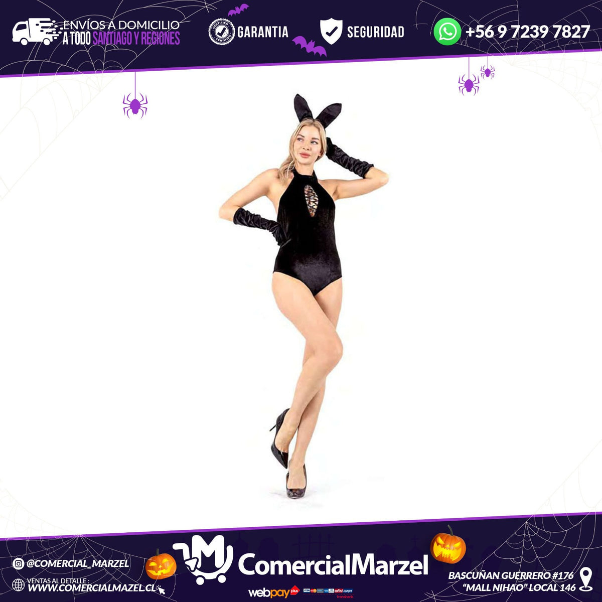 Disfraz Conejita Body Adulto Halloween