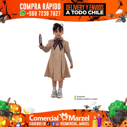 Disfraz Muñeca Robot Niñas Halloween