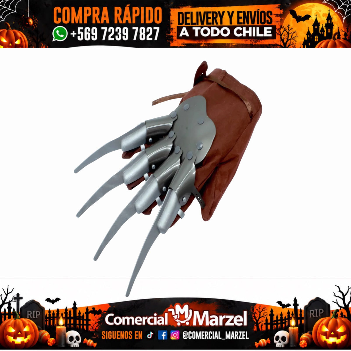 Mano Asesino De Pesadillas Halloween