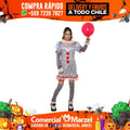 Disfraz De Payaso Terror Sexy Para Halloween