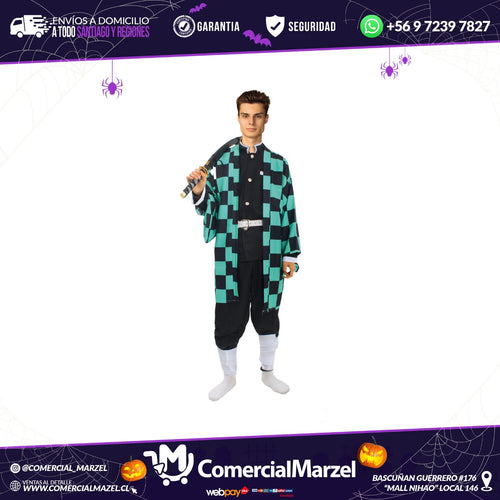 Disfraz Cazador De Demonios Niños Halloween