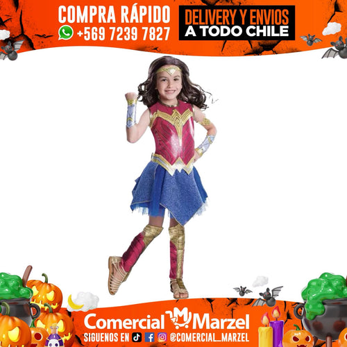 Heroína Amazona Disfraz Niñas Halloween