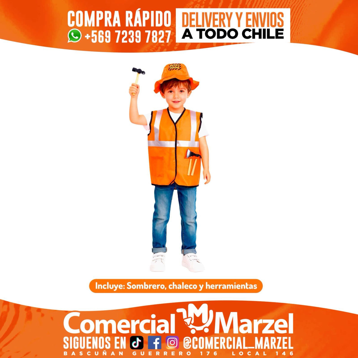 Disfraz Constructor Halloween