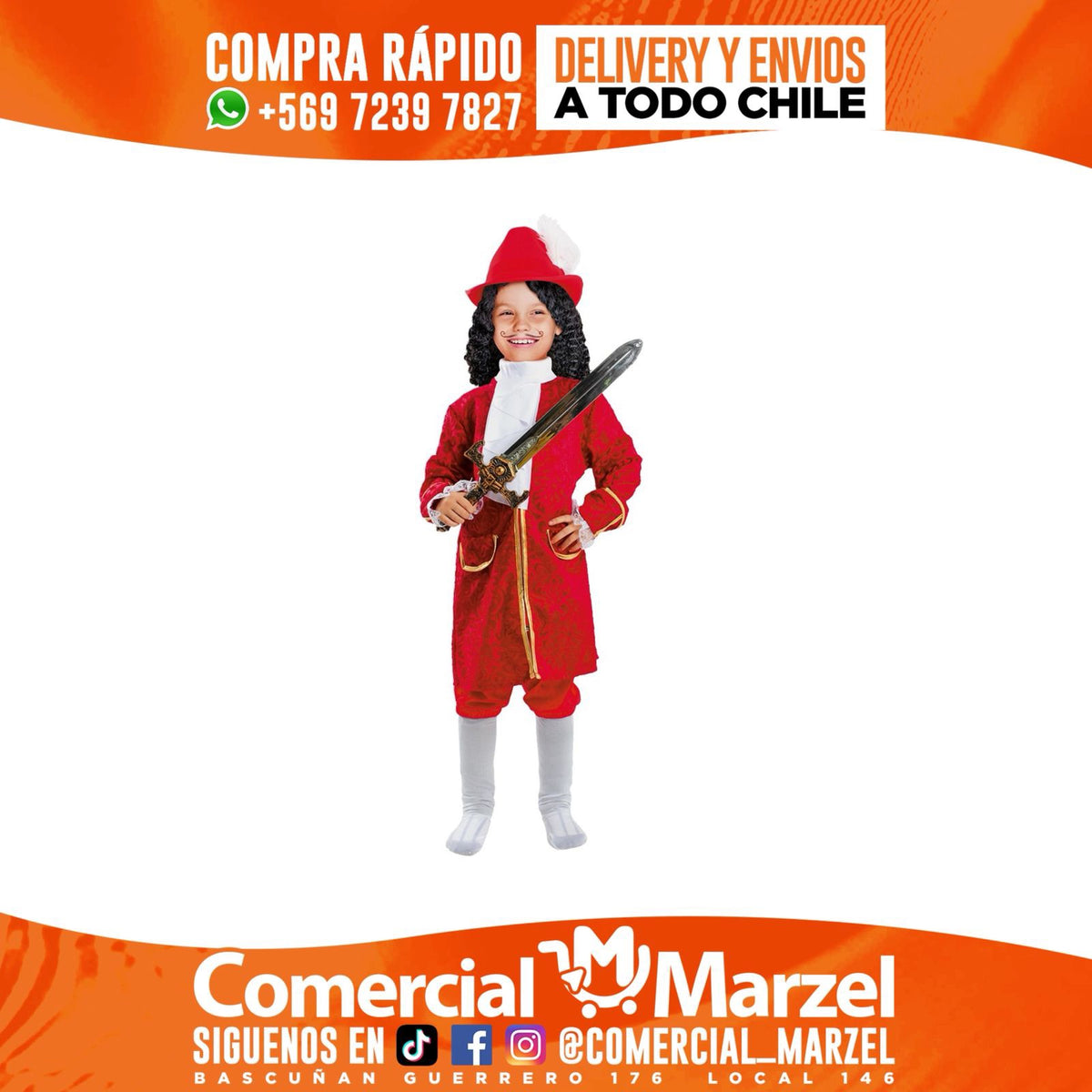 Disfraz De Garfio Para Halloween