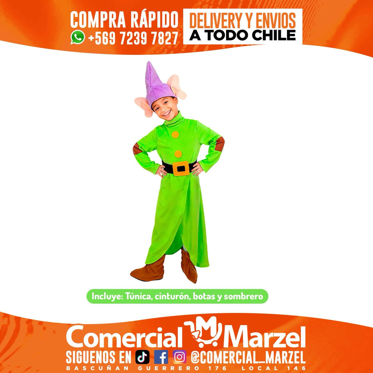 Disfraz Enano Halloween