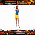 Disfraz Princesa Manzana Corset Azul Adulto