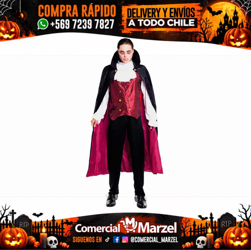 Disfraz De Vampiro Adulto Para Halloween