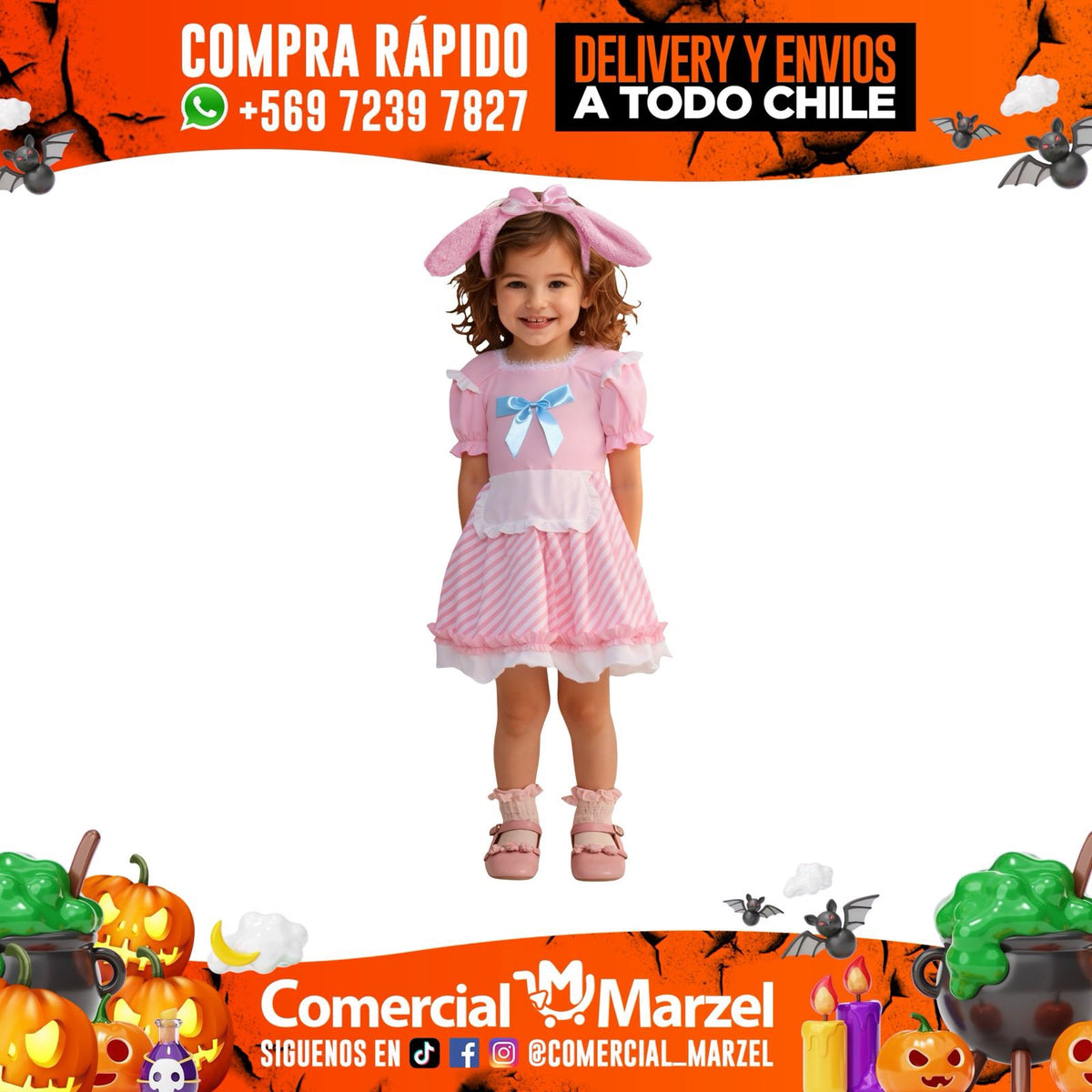 Disfraz Personaje Kawaii Niñas Halloween