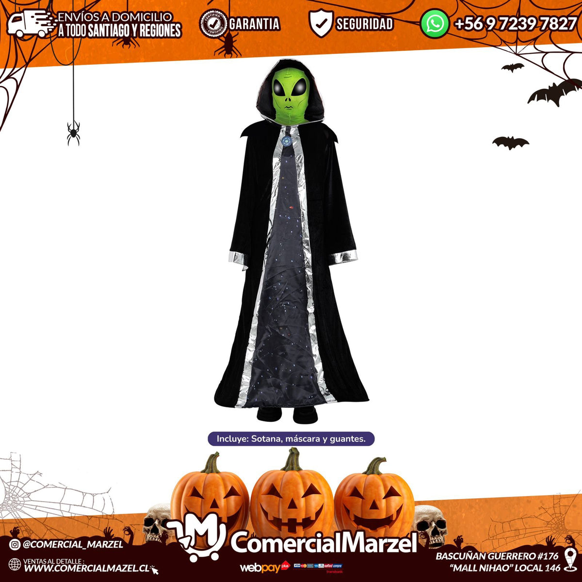 Disfraz Alíen Adulto Halloween