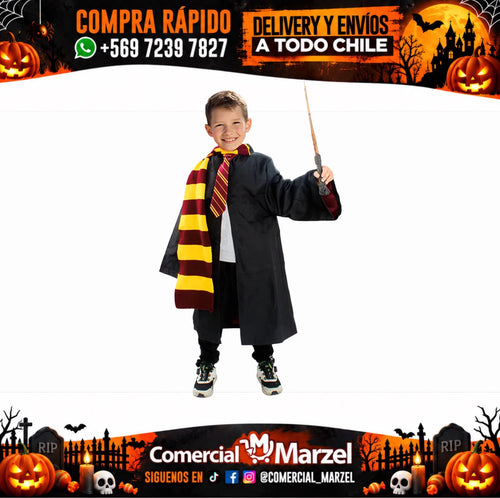 Disfraz Mago Escolar Niños Halloween