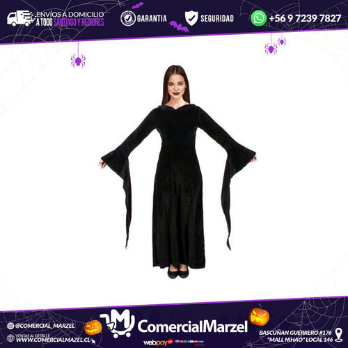 Disfraz Familia Gótica S Adulto Talla S Halloween