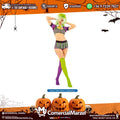 Disfraz Fantasma Rayas Mujer Adulto Halloween