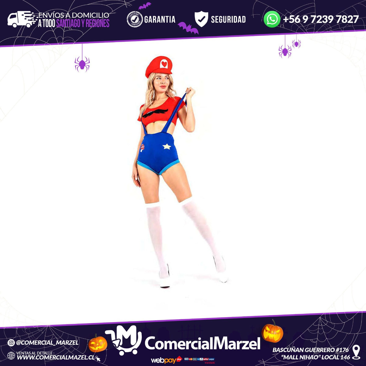 Disfraz Plomero Sexy Adulto Halloween